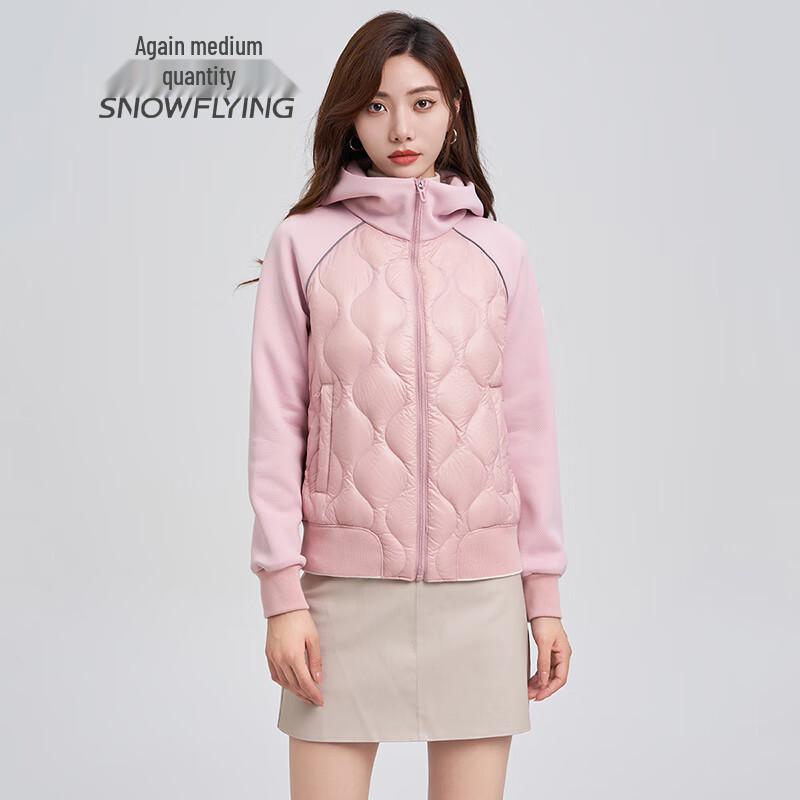 SNOWFLYING Women's Raglan Sleeve Warm Hooded Goose Down Jacket
