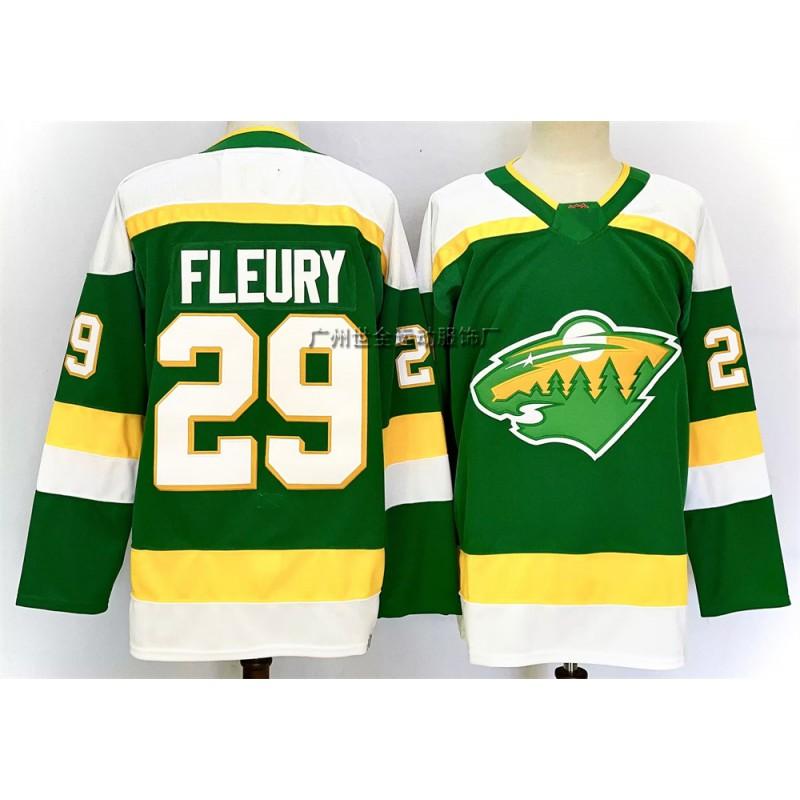 Maglia da Hockey su Ghiaccio Vintage Ricamata Personalizzata Squadra 97 Uniforme da Allenamento Uomo Misto Cotone