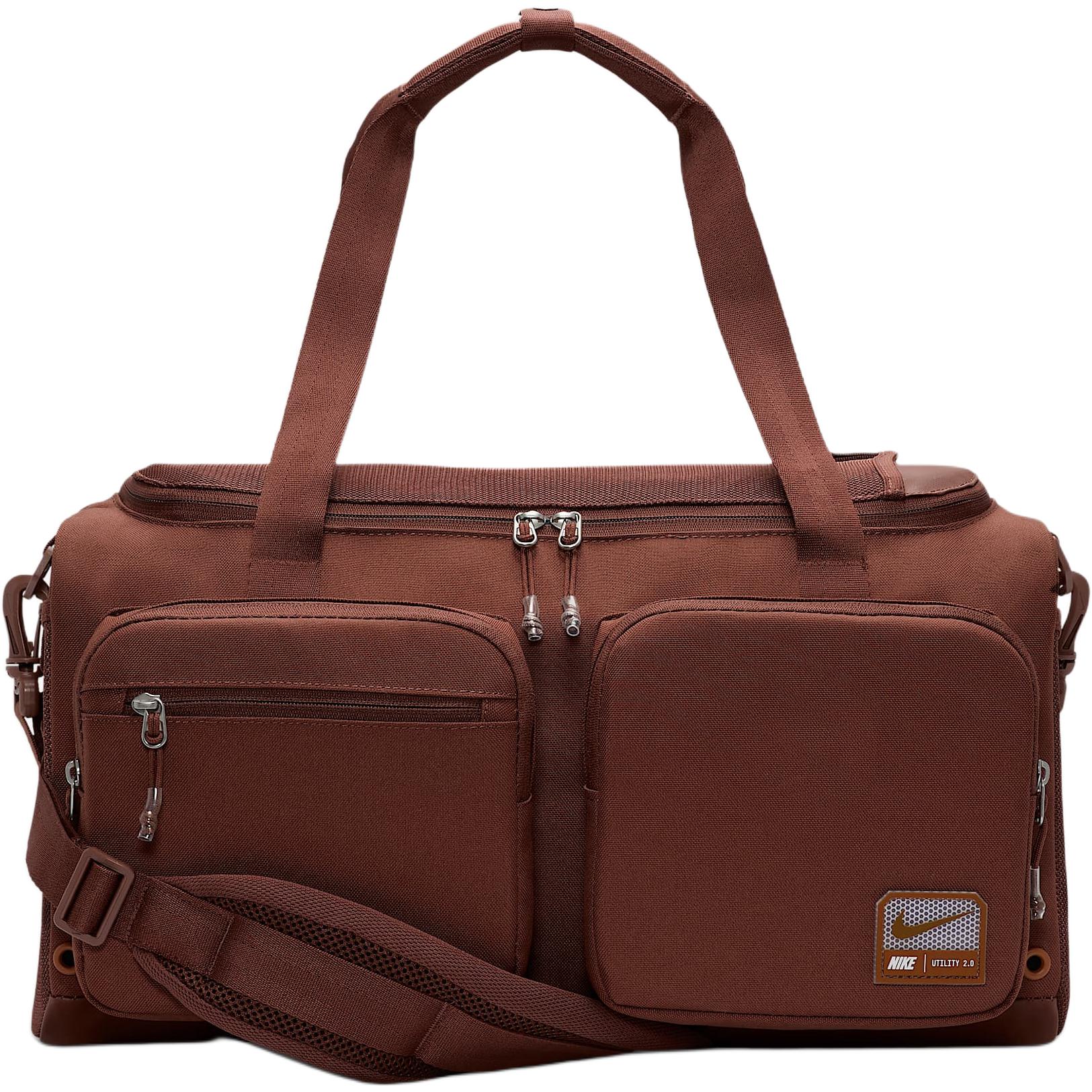 

Nike 31L Detachable Shoulder Strap Polyester Travel Bag Unisex Travel Bag Brown FN4206-265 Brown