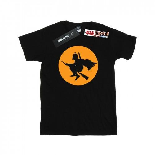 STAR WARS Mens Boba Fett Broomstick T-Shirt