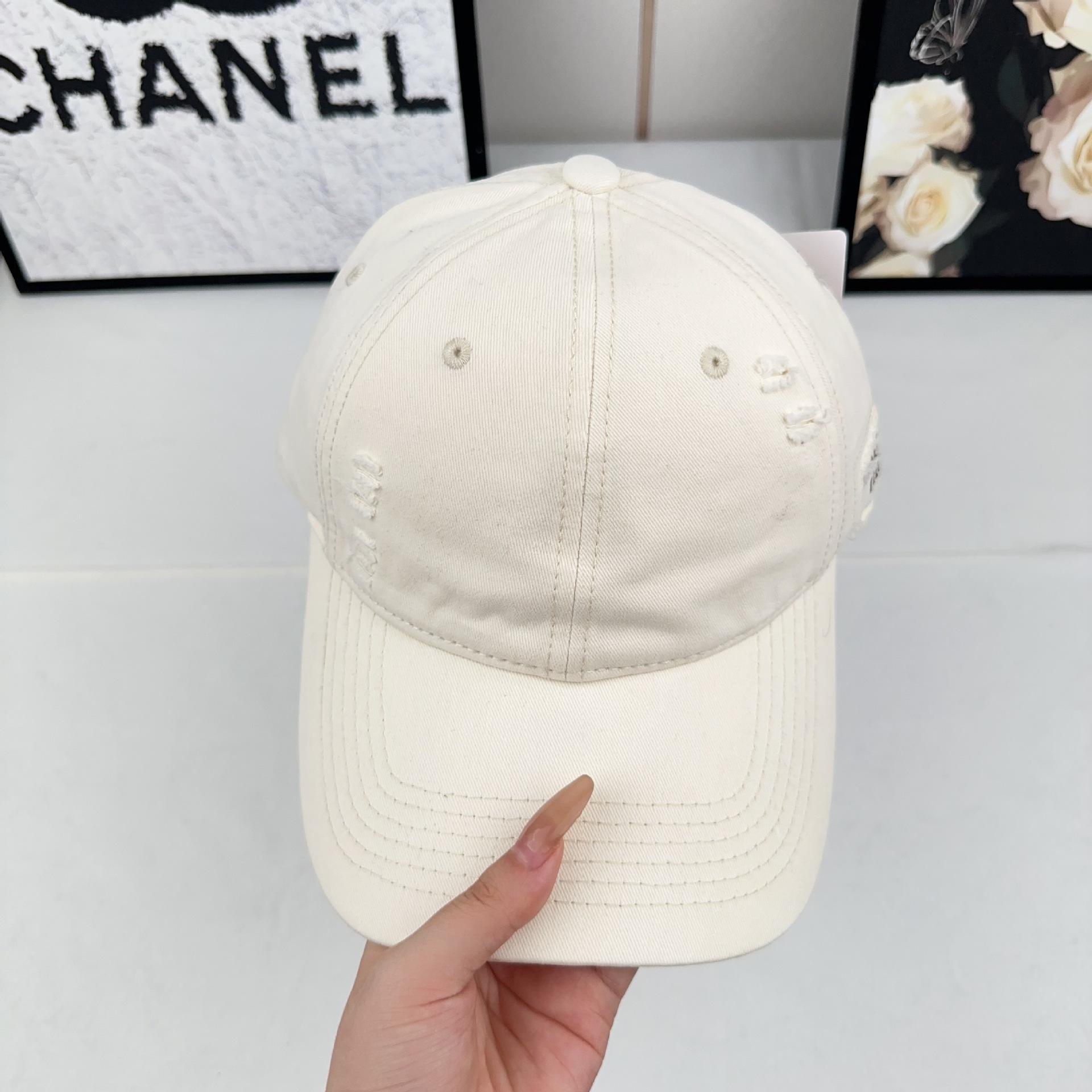 Бейсболка, рваная старая кепка, шляпа для женщин 2025 модный тренд, широкие поля, большое лицо, маленькое лицо Adjustable