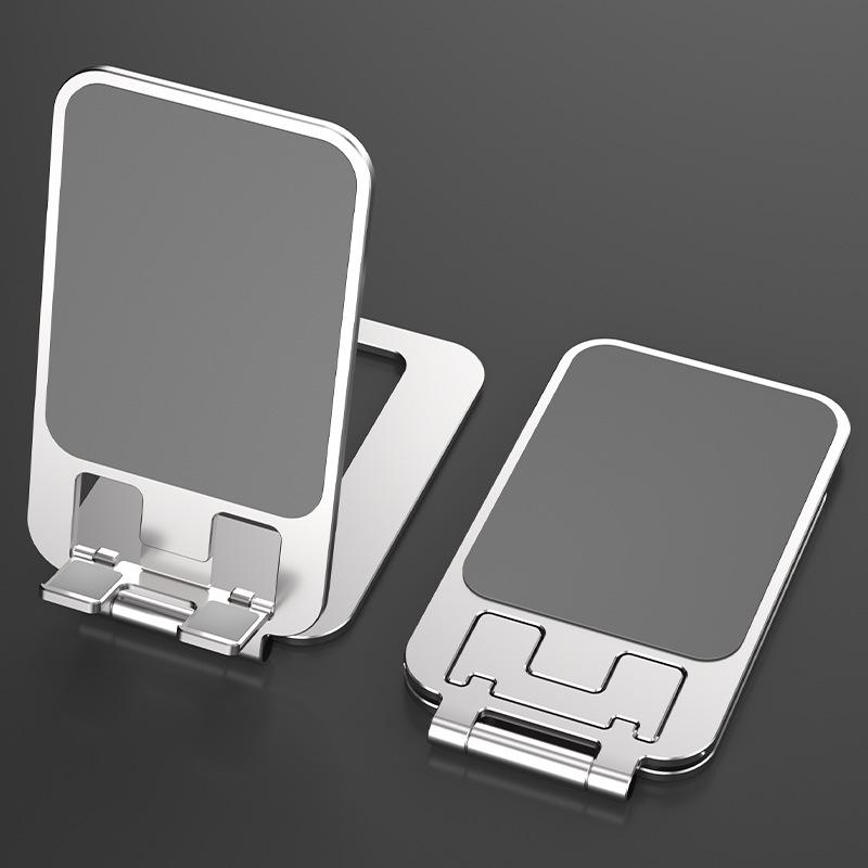 Aluminum Alloy Foldable Phone Holder for Live Streaming and Online Classes