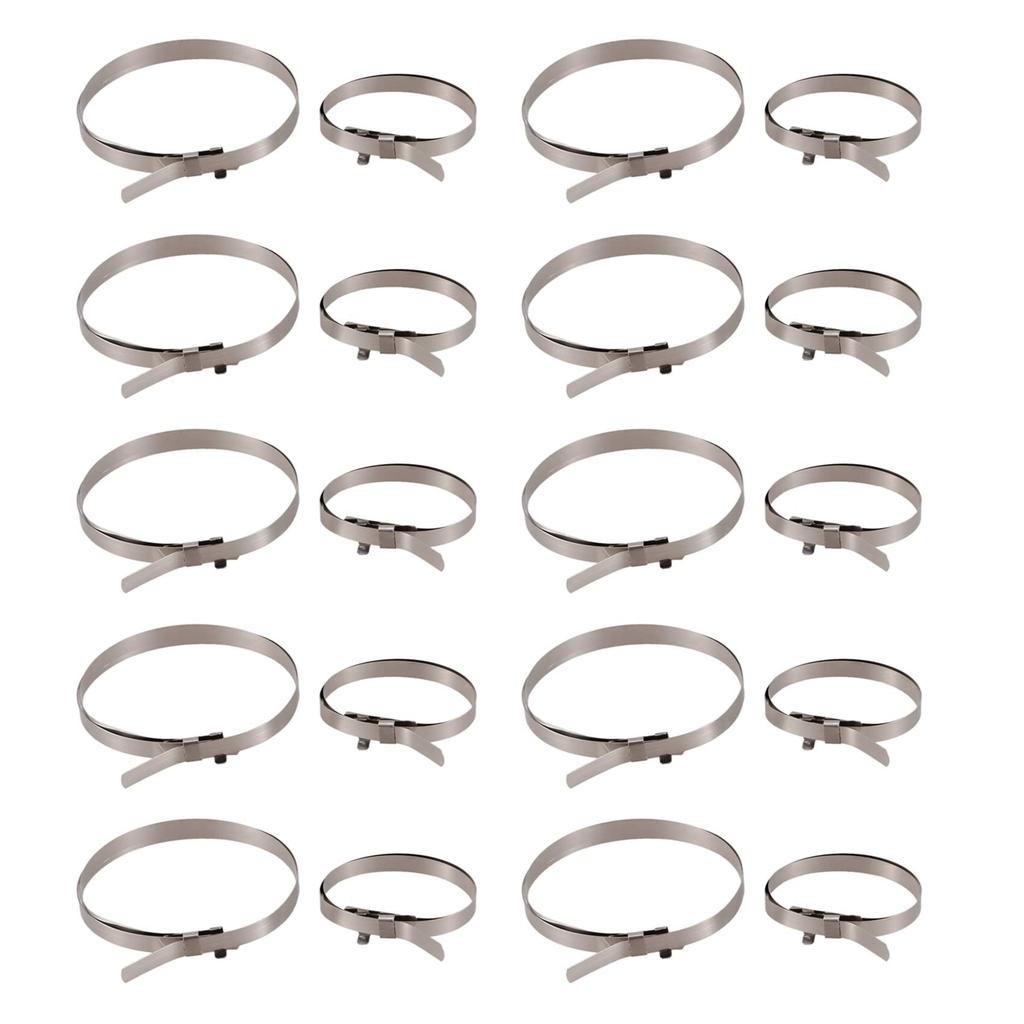 LAMELLIS 20pcs Vehicle Constant Speed CV Joint Boot Clamp Clip Fastener