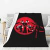 Custom Helluva Boss Black Humor Animated Musical Film Blanket Warm Fleece Soft Flannel Throw Blankets for Bedding Outdoor Autumn