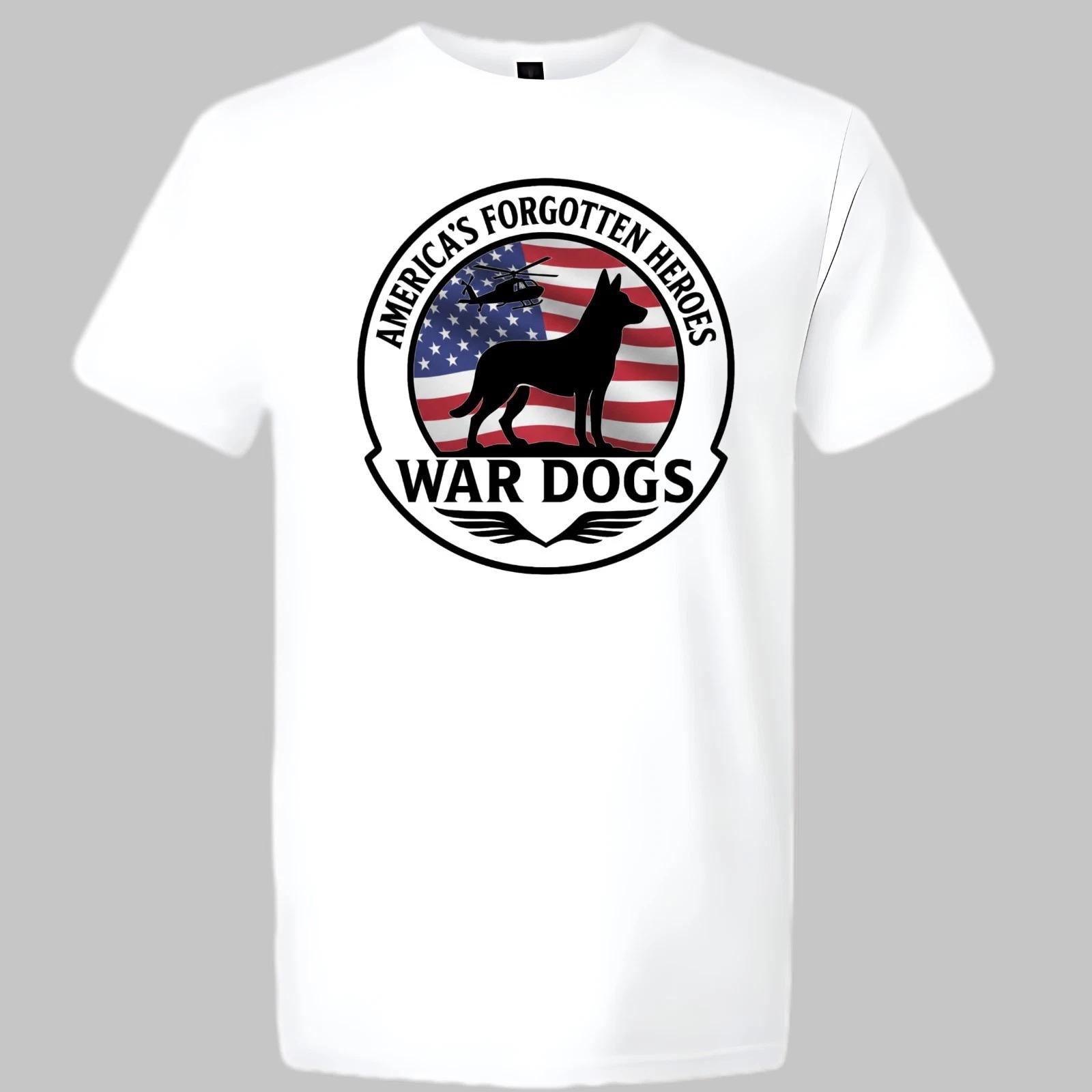 German Shepherd War Dogs America s Forgotten Heroes T-shirt Veteran Service Dogs XL