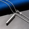 925 Sterling Silver 16-30 Inch Exquisite Long Cylindrical Pendant Necklace for Women's Fashion Wedding Accessories Jewelry