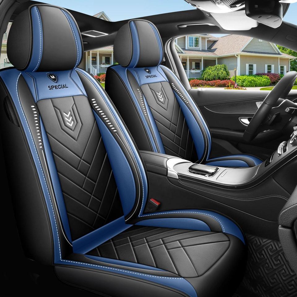 Luxusní potah autosedačky Kožený interiér Automobily Potahy sedadel Podložky Univerzální potah sedadla Chránič Podložka Auto příslušenství 1 Přední sedadlo