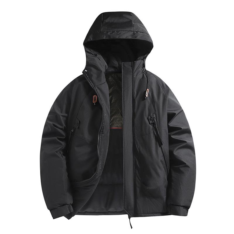 Unisex Windproof & Waterproof Cotton Jacket for Mountain, Autumn/Spring Style, Loose Fit