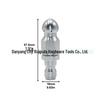 1/4" Quick Connect Stainless Steel Sewer Pipe Cleaning High-Pressure Nozzle
