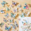 50pcs Butterfly Stickers pack Junk Journal Planner Collage Aesthetics Decoration Scrapbooking Supplies School Stationery Sticker