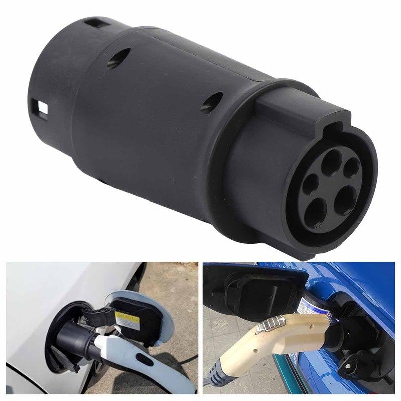 EV Charger Type 1 to Type 2 Adapter 7.2KW IP54 Protective Level 16A 32A 240V J1772 to IEC62196 EV Charging Adapter