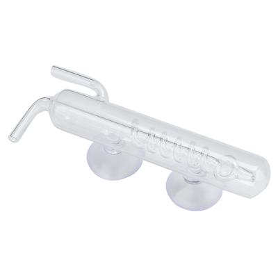 High Transparent Crystal Glass Aquarium Bubble Counter Screw Fish Tank CO2 External Bubble Gauge