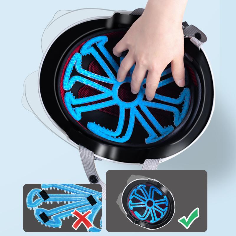 Helmet Anti-pressure Hairstyle Helmet Inner Lining Half Helmet No Hair Compression Silicone Pad Protection Gadget No Hairstyle Compression