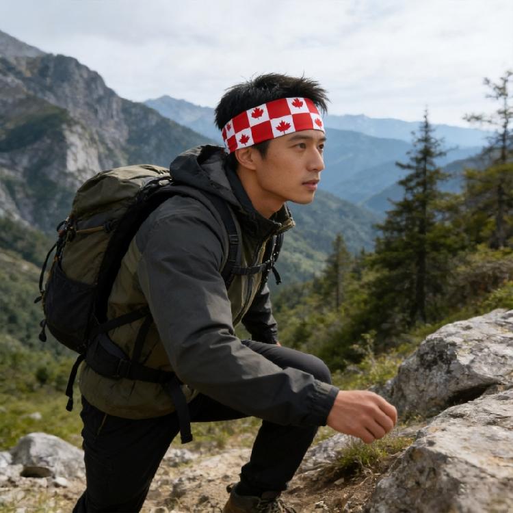 4er-Pack Fußball-Nationalflaggen-Bandanas Kopftuch Sport-Kopfband für Fans Kostümzubehör