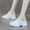 2026 Spring New White Shoes Women's Shoes Thick Soled Casual Sports Shoes Travel Shoes Dad Shoes