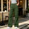 Women's Casual Loose Fit Cargo Pants with Multiple Pockets for Everyday Wear