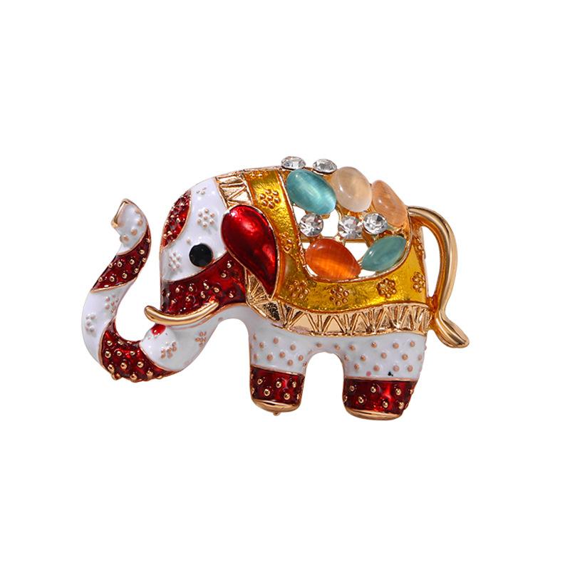 

Новые креативные милые фактурные эмалевые броши в виде слона для женщин и мужчин, металлические булавки, одежда, рюкзак, аксессуары, ювелирные изделия, подарки