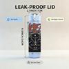 1PC Dark Horror Skull Gothic Retro Print 750ml Portable Sports Water Bottle Leakproof Gym Outdoor Travel Drink Cup