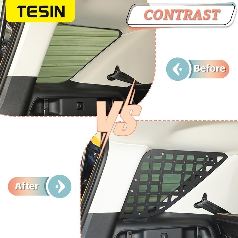 Suport de depozitare extensibil lateral pentru portbagaj TESIN Raft pentru bagaje potrivit pentru Ford Bronco Sport 2021 2022 2023 2024 2025 2026 Accesorii auto