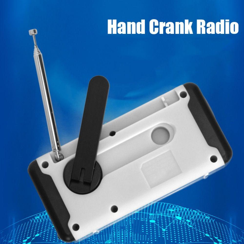 USB Charger Hand Crank Radio SOS Alarm LED Flashlight Emergency Weather Radio  Disaster Prevention