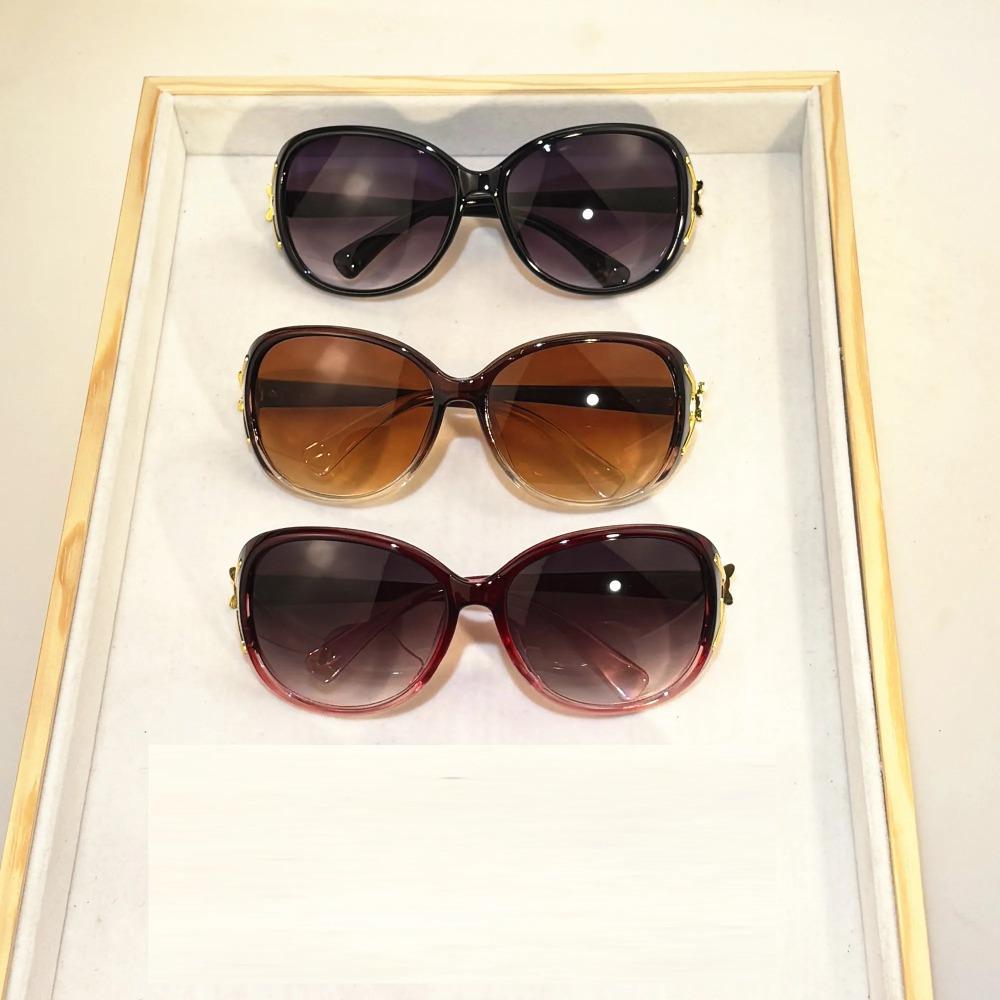 2DB Divatos Túlméretezett Napszemüveg Női Műanyag Női Nagy Keret Gradiens Napszemüveg UV400 gafas de sol mujer