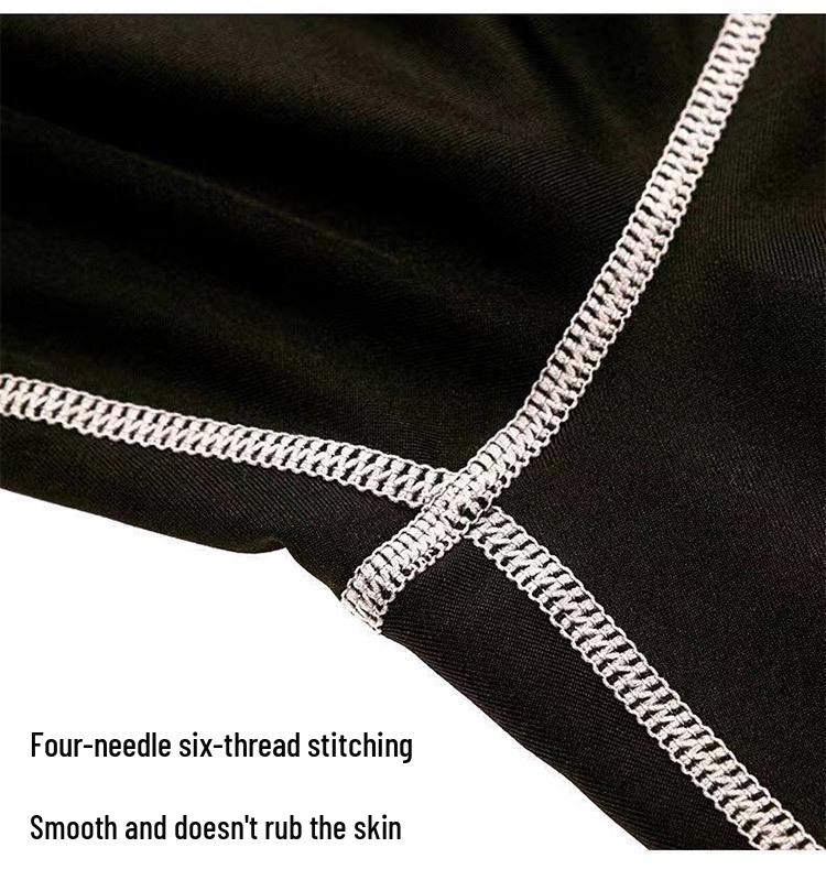 Pantaloni scurți de compresie pentru fitness cu uscare rapidă pentru bărbați - Respirabili, modelatori de corp, design în 5 puncte pentru alergare și înot