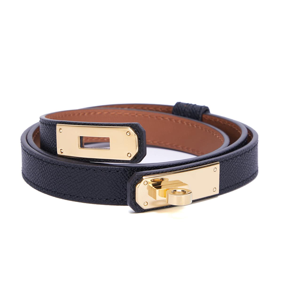 

Новый модный простой пояс со стальной пряжкой для женщин, универсальный регулируемый тонкий поясной ремень из коровьей кожи для брюк