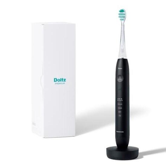 Panasonic Sonic Vibration Toothbrush Doltz W Interdental Fit Brush Charging Stand Black EW-DP38-K