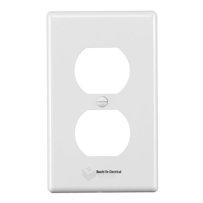 American Double Gang Wall Plate - UL Certified Receptacle Cover