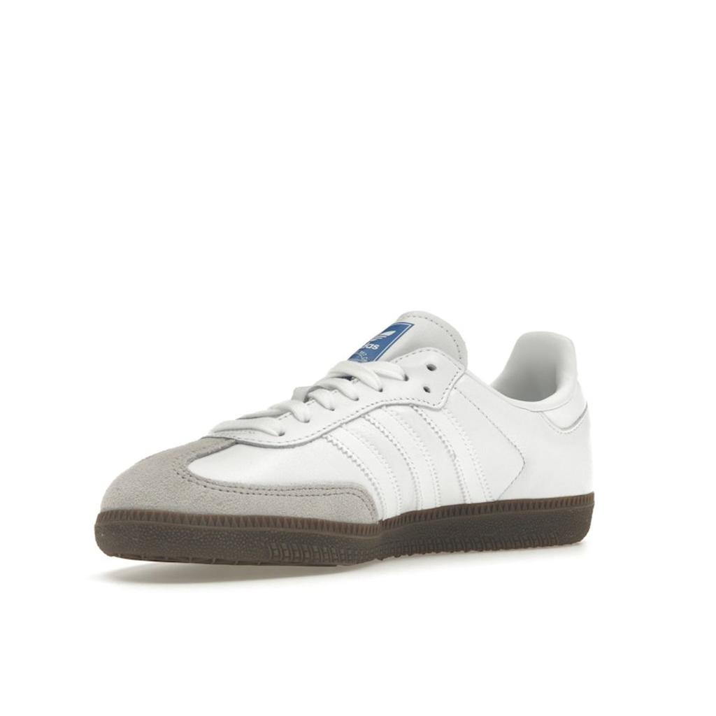 Adidas Samba OG Dobbel Hvit Gummi Unisex Sneakers Skyhvit IE3439
