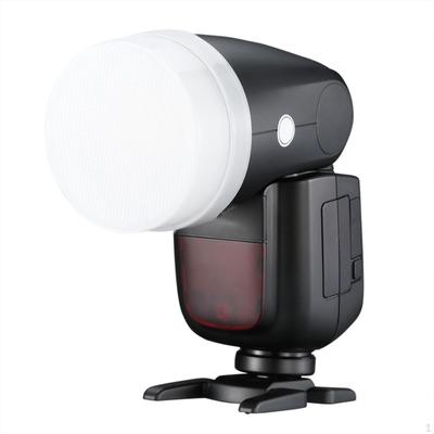 Diffusore flash per fotocamera, softbox di rimbalzo, testa rotonda, modificatrice di luce, riutilizzabile e stabile