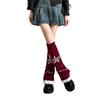 Y2K Styl Stuhové Ponožky se Stahovacími Šňůrkami - Lolita & JK Podkolenky s Volánky
