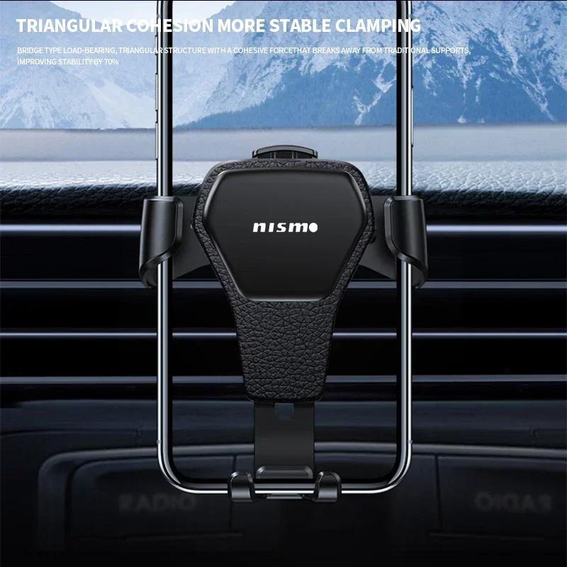 2025 For Nissan Gravity Car Air Vent Clip Mount Mobile Cell Stand Smartphone GPS Support For Nissan Nismo Tiida Teana GTR Juke V