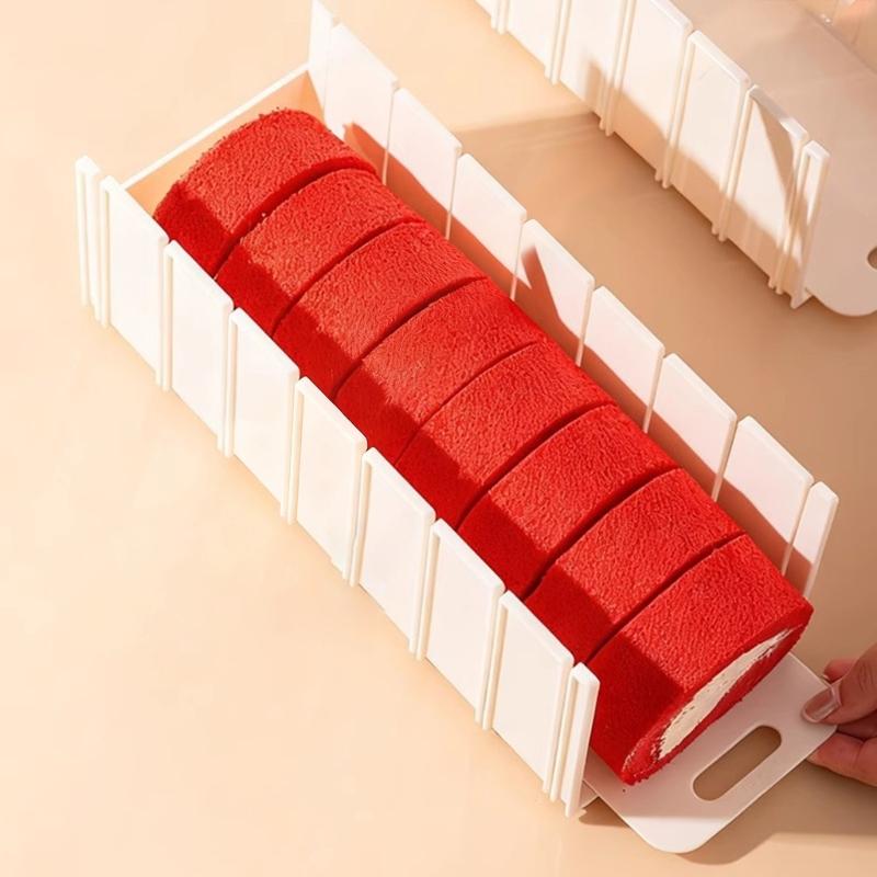 Professional Cake Roll Slicing Tool Dough Thickness Guide Slicer Bread Dessert Baking Pastry Cutter Baking Accessory