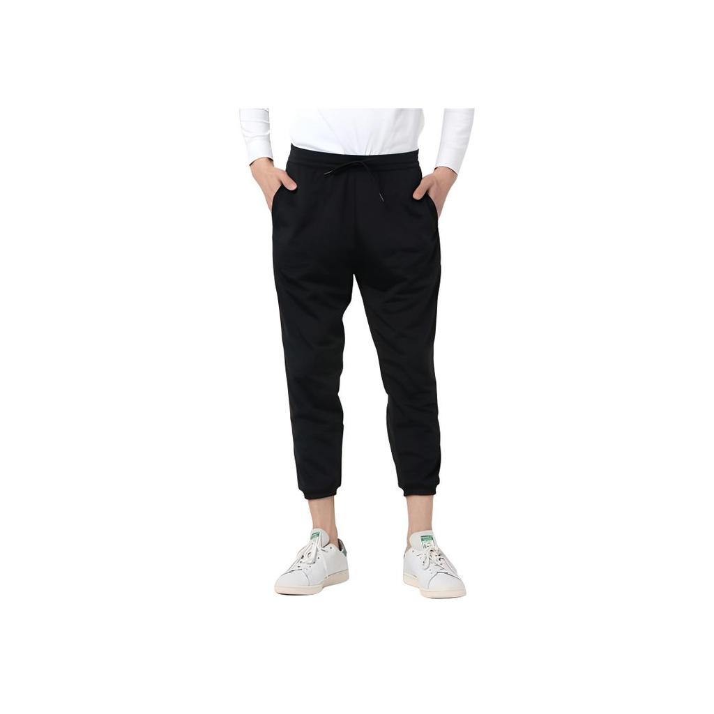 Adidas Originals PT3 Comfortable Skin-Friendly Simple Knitted Sports Pants Men Bottoms Black FM3691