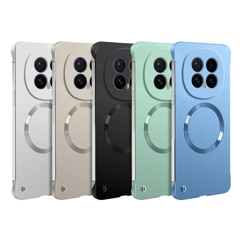 Ultra Slim Minimalist Magnetic PC Frameless Case For Honor Magic 8 7 Pro 6 5 Lite X9D 300 200 Ultra Thin Anti-drop Protect Cover