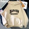 Cool Death Row Records LOGO Men Hoddie Fashion Casual Hoodies Long Sleeve Women/men Spring/Autumn Sweatshirt Harajuku Hip Hop