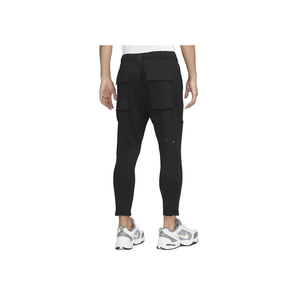 Nike Dri-FIT ADV Axis Solid Color Lace-Up Casual Knit Sports Pants Men Pants Black FB8531-010