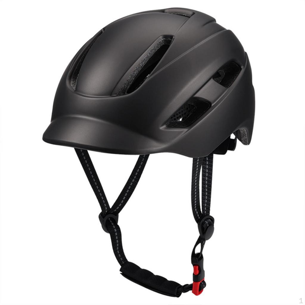 Adult Biking Helmet Removable with Visor Washable for Adults, Commuters White M 5258cm