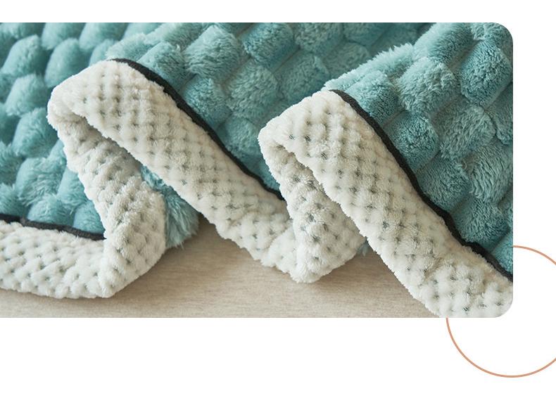 Double-Layer Thick Velvet Blanket - Bed, Sofa, & Cover Sheet