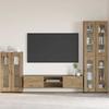 FLORIN Sideboard Artisan Oak 55.5 x 29 x 100 cm Engineered Wood