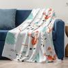 TU Cozy Christmas Blanket Flannel Throw Soft Warm Festive Holiday Decor Gift Home Bedding Dorm Room Shag Blanket