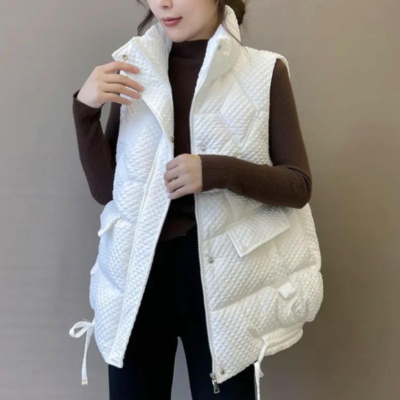 Down Cotton Vest Women's Thick Coat Vest