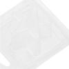 100Pcs Transparent Plastic Material Wax Melt Mold Candle Making Mold  Valentine's Day Craft