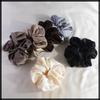 White Fang Scrunchie Hair Hair Hair Highly AZ547 Tie, Accessory, Clip, Stylish, Elastic, Simple, Women's, (White)