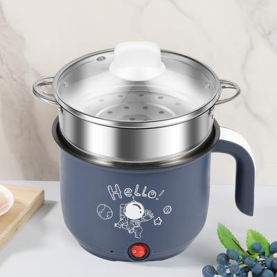 1,8 L Ein-/Doppelschichtiger Mini-Elektropfanne mit Dampfgarer 1-2 Personen Haushalt Multifunktions-Elektroherd Kochwerkzeug