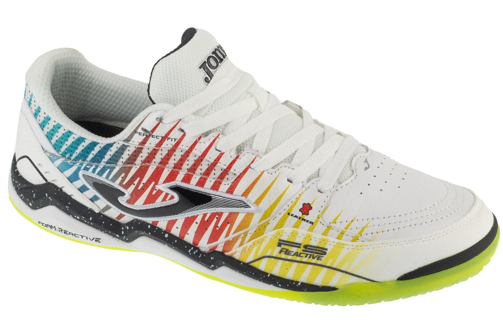Joma Hombre Blanco Fs Reactive 23 Fsw In, Zapatillas De Fútbol Sala Cm