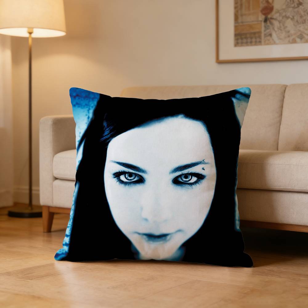 EEvanescence Fallen AAmy Lee Pillow Case Pattern Printed Pillowcase For Living Room Sofa Cushion Cover