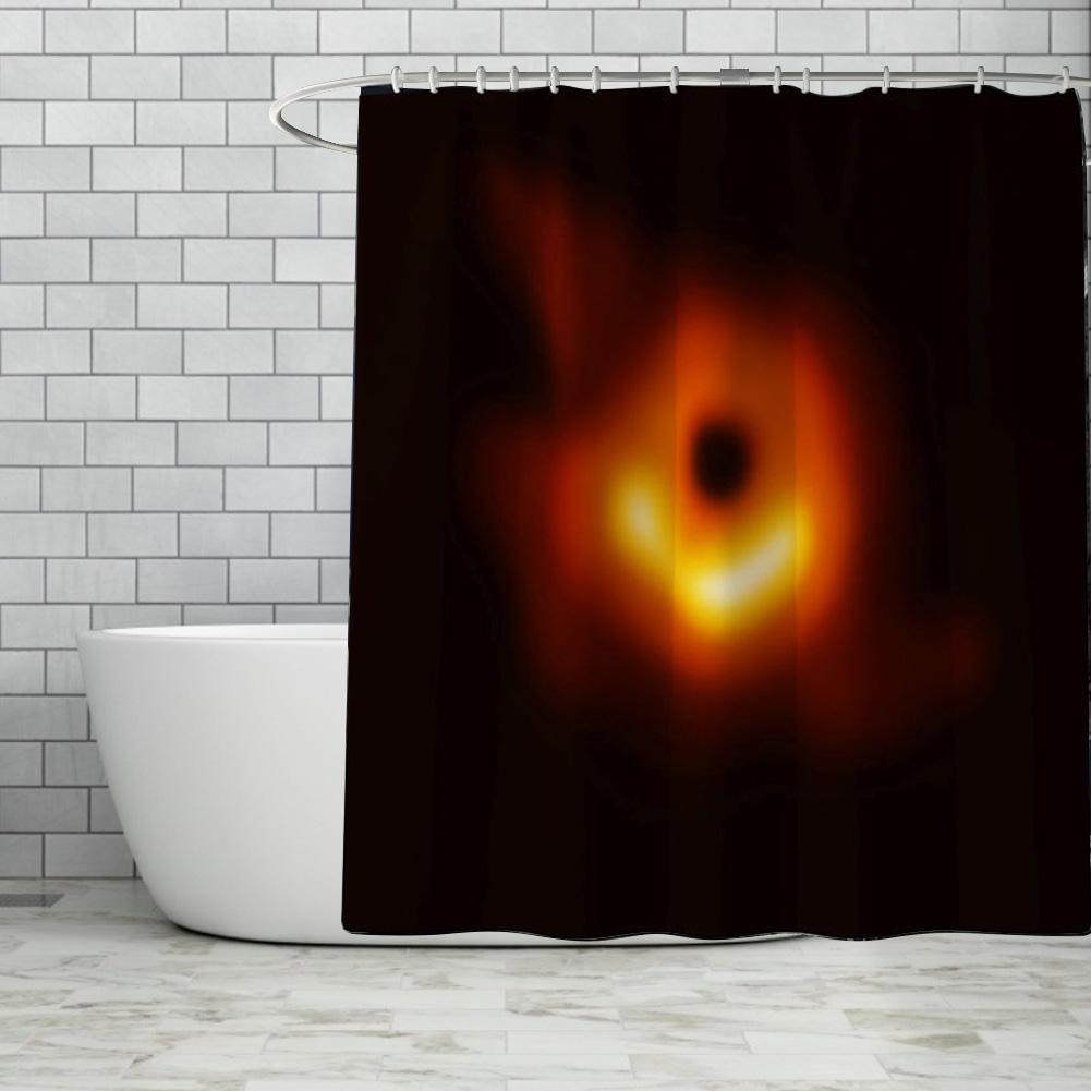 

4PCS Shower Curtain Waterproof Non slip Mat Toliet Cover Rug Bathroom Set