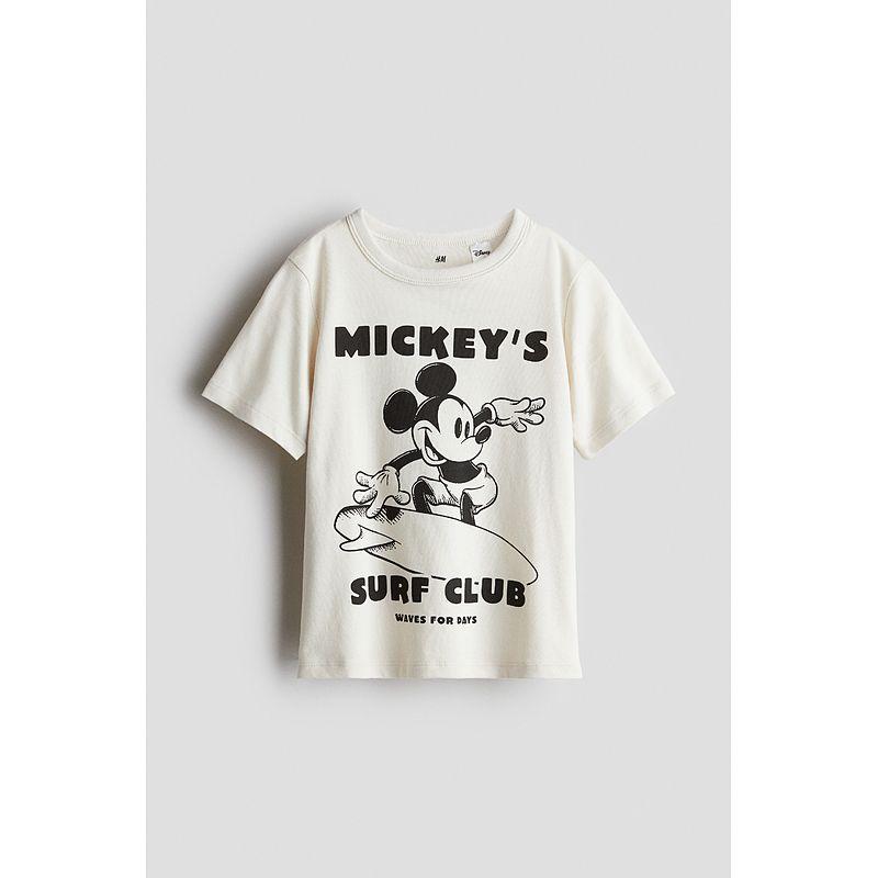 

[Серия Disney] HM Детская одежда Футболка для мальчиков 2025 Лето Новое поступление Принт круглый вырез короткий рукав 1117462